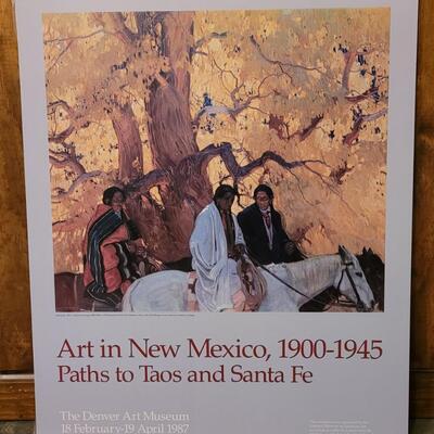 Lot 301: Taos and Santa Fe Art Show Print 