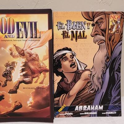 Lot 305: Good and Evil: The Ultimate Comic Book Action Bible Book Lot 