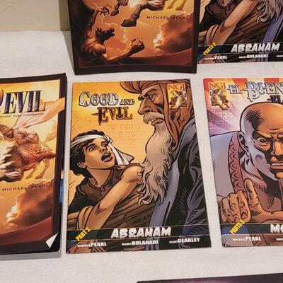 Lot 305: Good and Evil: The Ultimate Comic Book Action Bible Book Lot 