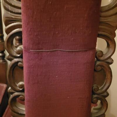 Lot 307: (6) Spanish Revival Dining Chairs (2 Captain Chairs)