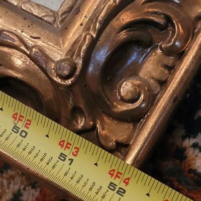 Lot 308: Vintage Large Mirror with Gold Gilt Frame