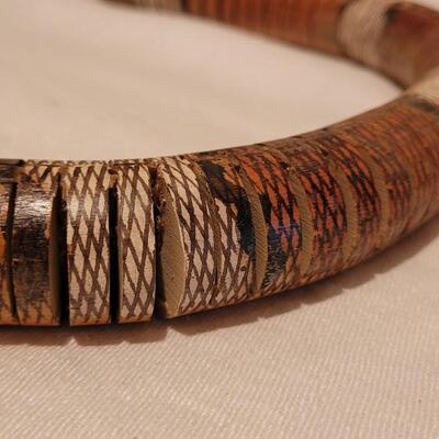 Lot 309: (2) Handpainted Wood Snakes