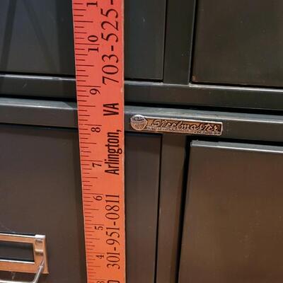 Lot 310: (2) Steelmaster Desk Top File Cabinets