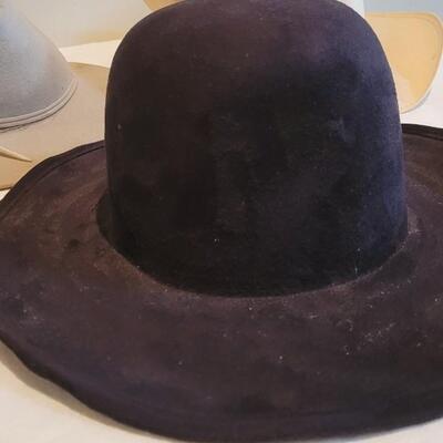Lot 314: 2 Cowboy Hats & a Jimmy Hendrix Hat