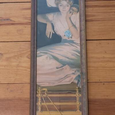 Lot 320: 1921 Antique Art Print from New York Arts Store in Fort Collins
