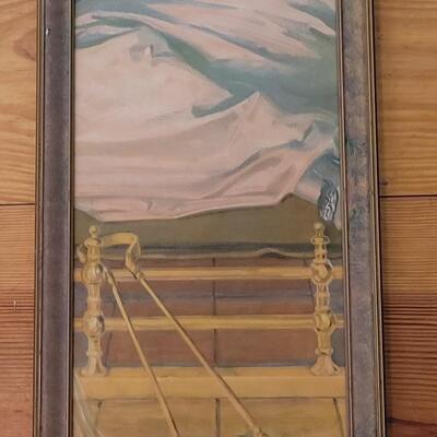 Lot 320: 1921 Antique Art Print from New York Arts Store in Fort Collins