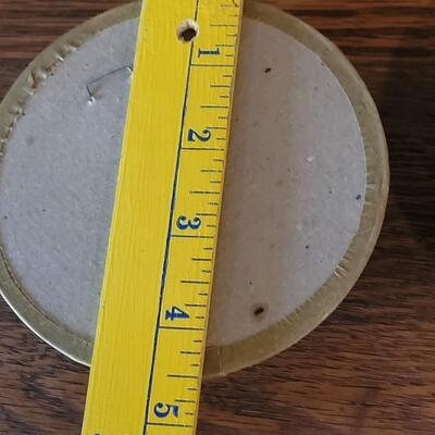 Lot 323: (2) Antique 1920's/30's Convex Bubble Prints 4.5"