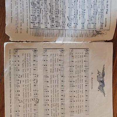 Lot 324: 1940 Songs of Our Country and 1944 Army Life Book