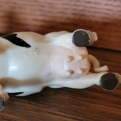 Lot 325: 1944 Weld County 4H Livestock Record Book and Vintage Cow Toy