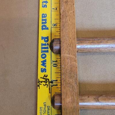 Lot 329: Antique Wall Hanging Coat Rack 