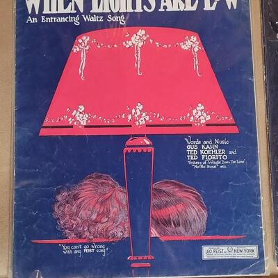 Lot 331: Vintage Sheet Music (3)