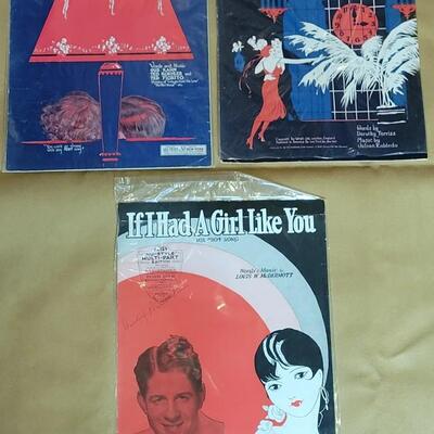 Lot 331: Vintage Sheet Music (3)