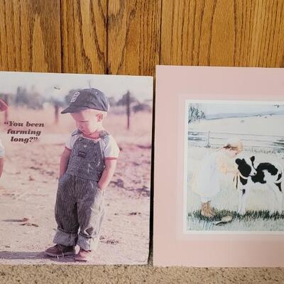 Lot 337: (2) Farm Prints
