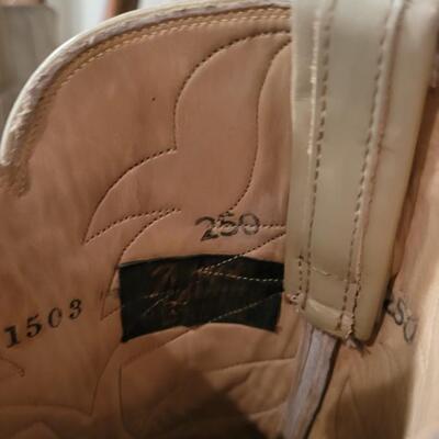 Lot 340: Vintage TONY LAMA Cowboy Boots (See Ruler for Size)