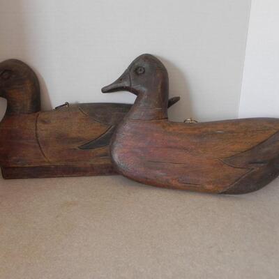 LOT 98   WOODEN MALLARD'S 