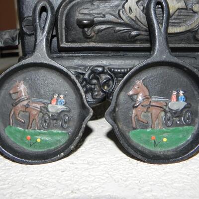 LOT 81  SALESMAN MODEL CASTIRON STOVE
