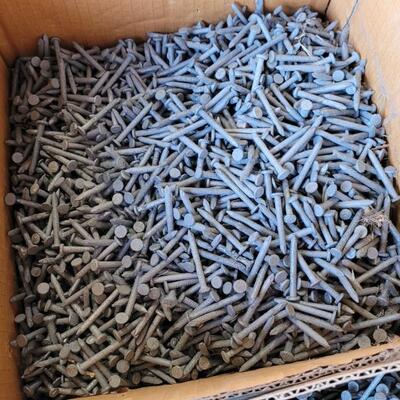 Lot 344: (2) Boxes of Loose Nails 