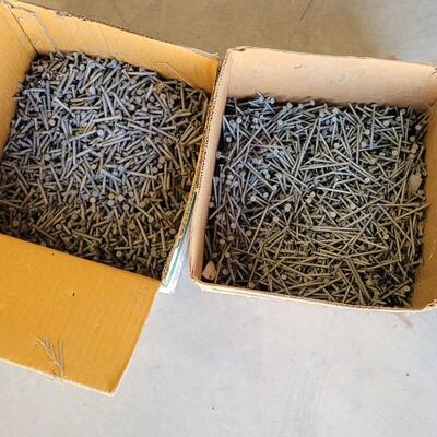 Lot 344: (2) Boxes of Loose Nails 