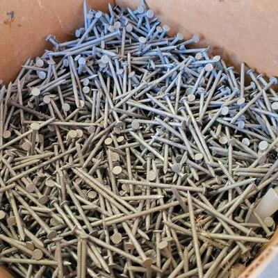 Lot 344: (2) Boxes of Loose Nails 