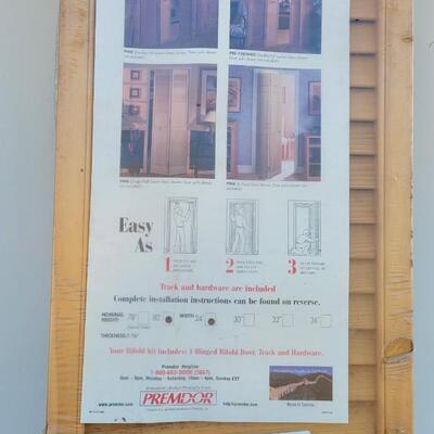 Lot 347: New Sealed 80 x 24 Bi Fold Door Kit 