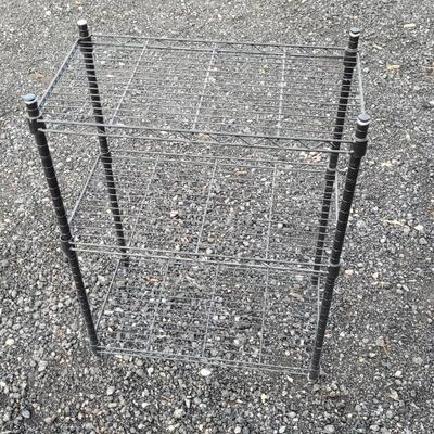 Lot 351: Metal Storage Shelf/Rack System 31 x 22 x 13