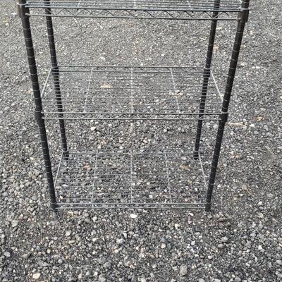 Lot 351: Metal Storage Shelf/Rack System 31 x 22 x 13