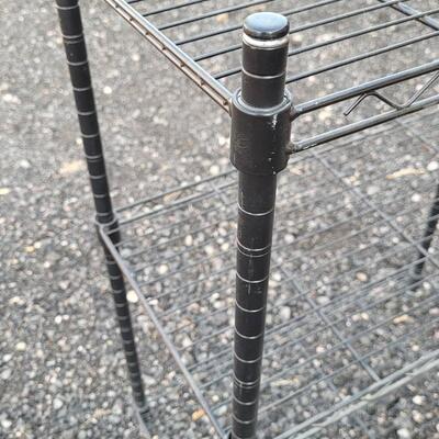 Lot 351: Metal Storage Shelf/Rack System 31 x 22 x 13