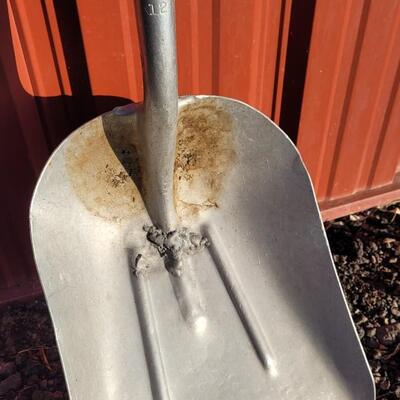 Lot 356: (2) Vintage Metal Snow Shovels