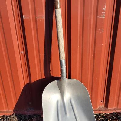 Lot 356: (2) Vintage Metal Snow Shovels