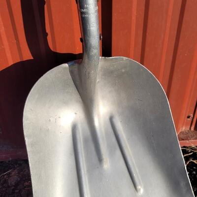 Lot 356: (2) Vintage Metal Snow Shovels