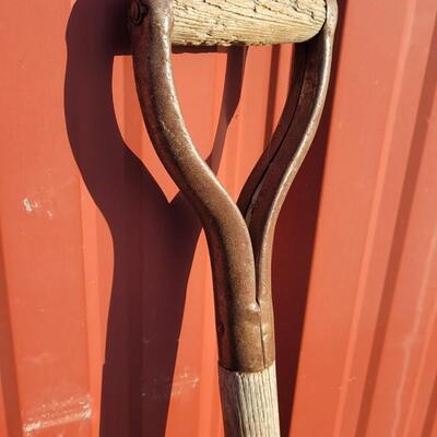 Lot 356: (2) Vintage Metal Snow Shovels