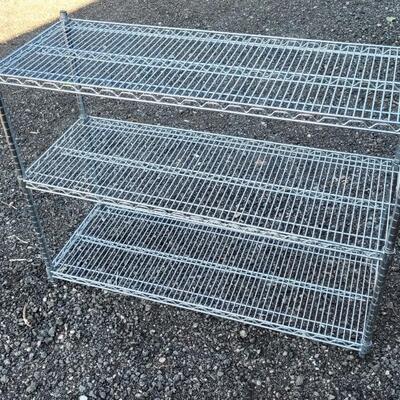 Lot 364: Metal Storage Rack 48" x 18" x 36"