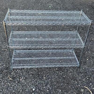 Lot 364: Metal Storage Rack 48" x 18" x 36"
