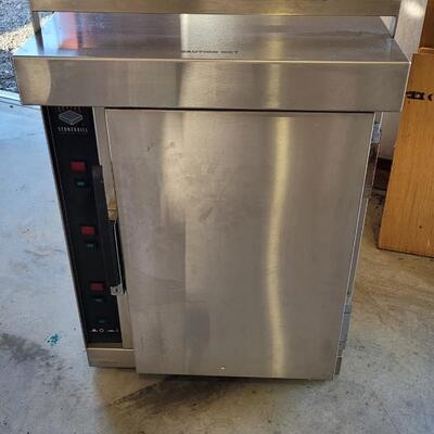 Lot 372: MARK FORCE Stone Grille Industrial Restaurant Gourmet Oven w/ Stones, Plates, etc 