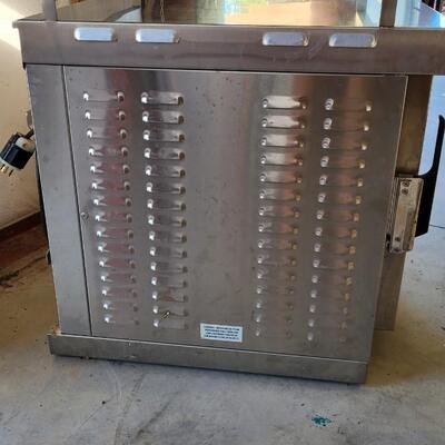 Lot 372: MARK FORCE Stone Grille Industrial Restaurant Gourmet Oven w/ Stones, Plates, etc 