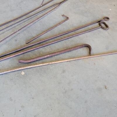 Lot 373: Assorted Blacksmith Vintage Tools 