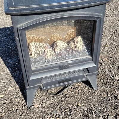 Lot 378: Small Home Heater w/ Fireplace Element 22 x 12 x 17
