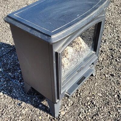 Lot 378: Small Home Heater w/ Fireplace Element 22 x 12 x 17