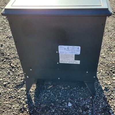 Lot 378: Small Home Heater w/ Fireplace Element 22 x 12 x 17