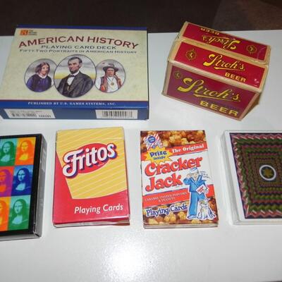 LOT 133  FUN DECKS OF CARDS