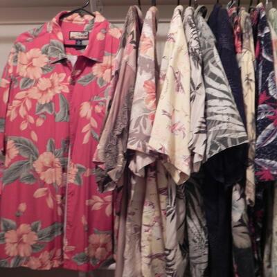 LOT 152 HAWAIIAN  SHIRTS
