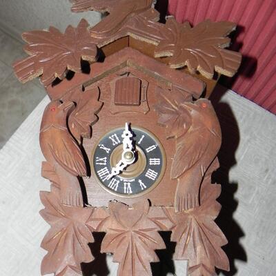 LOT 160 COO COO CLOCK AND BELLOW