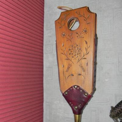 LOT 160 COO COO CLOCK AND BELLOW