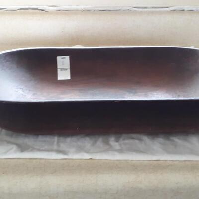 Lot 8 -Vintage Wooden Dough Bowl With Handles