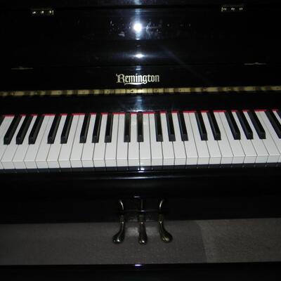 LOT 9 REMINGTON  PIANO AND BENCH