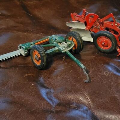Lot 385: Vintage McCormick Plow + Vintage Metal Cutter 