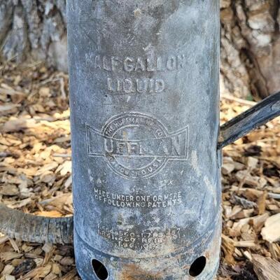 Lot 386: Huffman Half Gallon Liquid Metal Watering Can