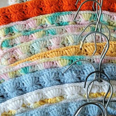 Lot 387: Vintage Crochet Hangers