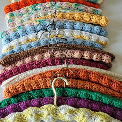 Lot 387: Vintage Crochet Hangers
