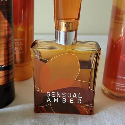 Lot 391: Bath & Body Works Sensual Amber Lotion, Body Spray and Perfume 